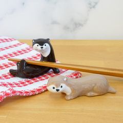 新品　デコレ　カワウソ　箸置き　カトラリーレスト　チョコ DECOLE　かわうそ Amazon.co.jp: デコレコーポレーション KAWAUSO CAFE カワウソ