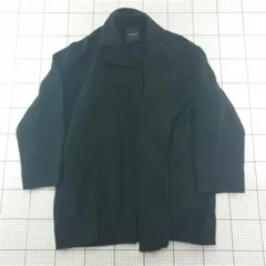 ◇ ⊇ ノーク N.O.R.C ウール混ノーカラーコート ブラック系 サイズ2 レディース E  【1601150030719】