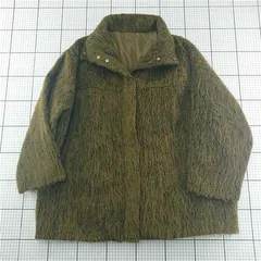 ◇ ⊇ ヘラム hellam 236-636F3068-2 フェイクファーコート ブラウン系 レディース E  【1601150031433】