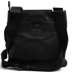 アルマーニ／EMPORIO ARMANI バッグ ショルダーバッグ 鞄 メンズ 男性 男性用 レザー 革 本革 ブラック 黒  Y4M045 YD41J VITELLO LISCIO CROST クロスボディバッグ