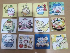 ちいかわ スクエア 재단 도무송ステッカー 12種 (10枚ずつ) まとめ1セット