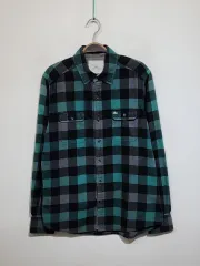 (M) LACOSTE ラコステ シャツ CHECKES シャツ ポケット ロゴ カジュアル