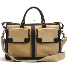 ポーター 吉田カバン／PORTER バッグ ブリーフケース ビジネスバッグ 鞄 ビジネス メンズ 男性 男性用 コットン 綿 キャンバス レザー 革 ベージュ  URBAN EXPLORER 2WAY ショルダーバッグ