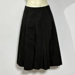 COMME CA DU MODE Aライン フレアスカート ブラック 【M】黒