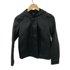 theory(セオリー) ブルゾン サイズP M レディース美品  - 黒 長袖/レザー/春/秋