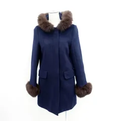 apuweiser-riche / アプワイザー・リッシェ ◆フードファー5WAYコート/ネイビー/サイズ2 25422770  レディースファッション