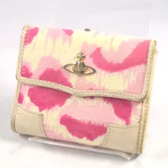 Vivienne Westwood / ヴィヴィアンウエストウッド ■がま口三つ折り財布 ハラコ 【財布/サイフ/ウォレット/wallet/コイン】 ブランド