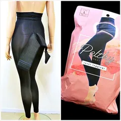 ME1-911☆新品 新品袋入り Pelthy ペルシー リセットレギンス 骨盤エイジングケア Lサイズ 美脚着圧レギンス ロング ハイウエスト ブラック◎