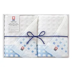 【ギフト】[タオル類]今治タオル 蒼海 フェイスタオル2P