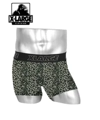 新品 未使用 X-LARGE エクストララージ 下着 XL LEOPARD メンズ ボクサーパンツ 518690【メール便】 ブラック