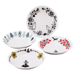 【ギフト】[食器]ムーミン ムーミンバレー パスタプレート4枚セット