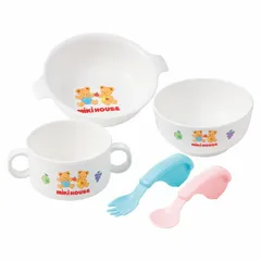 【ギフト】[ベビー用品]ミキハウス テーブルウェアセット 46-7152-689