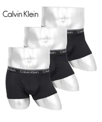 新品 未使用 並行輸入 Calvin Klein カルバンクライン 下着 【3枚セット】MICRO STRETCH RELAUNCH メンズ ローライズボクサーパンツ 518703 ブラックセット