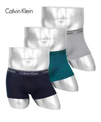 新品 未使用 並行輸入 Calvin Klein カルバンクライン 下着 【3枚セット】MICRO STRETCH RELAUNCH メンズ ローライズボクサーパンツ 518703 ネイビーマリンセット