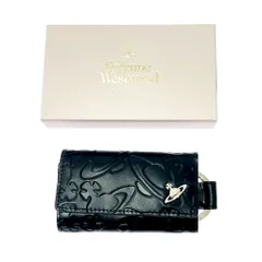 【中古】【箱付き】 Vivienne Westwood ヴィヴィアンウエストウッド レザー 5連 キーケース オーブ ブラック 530681 キーケース