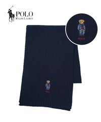 極美品 ラルフローレン ポロベア ニットタイ ネクタイ ラグビー