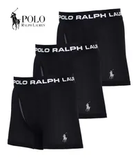 新品 未使用 並行輸入 POLO RALPH LAUREN ポロ ラルフローレン 下着 【3枚セット】Perfect Pouch Boxer Brief メンズ ボクサーパンツ 518705 マルチブラックセット