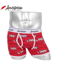新品 未使用 Anapau アナパウ 下着 HAMIGAKI DAIJI!!! メンズ ボクサーパンツ 518794【メール便】 レッドのサムネイル