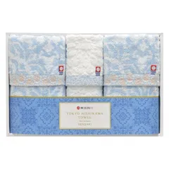 【ギフト】[タオル類]nishikawa 今治製フェイスタオル2P&ウォッシュタオル