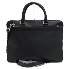 コーチ／COACH バッグ ブリーフケース ビジネスバッグ 鞄 ビジネス メンズ 男性 男性用 レザー 革 本革 ブラック 黒  F71417 Compact Brief In Saffiano Leather 2WAY ショルダーバッグ