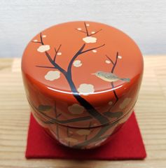 淡々斎好写 梅月棗 茶道具懐石茶箱鵬雲斎坐忘斎即中斎茶碗香合棗水指