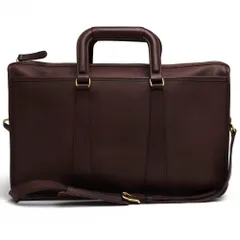 コーチ／COACH バッグ ブリーフケース ビジネスバッグ 鞄 ビジネス メンズ 男性 男性用 レザー 革 本革 ダークブラウン 茶 ブラウン  5282 A4サイズ収納可 2WAY ショルダーバッグ