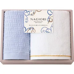 【ギフト】[タオル類]NAGIORI 泉州フェイス・ハンドタオルセット G-A