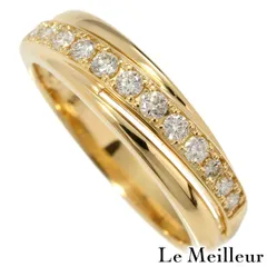 ダイヤモンド 0.28ct イエローゴールド K18YG リング 指輪 13号 中古 プレラブド 返品OK