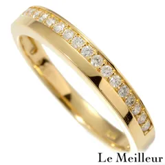 ダイヤモンド イエローゴールド K18YG リング 指輪 13号 中古 プレラブド 返品OK