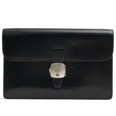 ダンヒル／Dunhill バッグ セカンドバッグ クラッチバッグ 鞄 メンズ 男性 男性用 レザー 革 本革 ブラック 黒  LW9000A Confidential コンフィデンシャル フラップ式