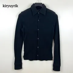 kiryuyrik y2k archive back stitch cotton L/S shirts S キリュウキリュウ 金刺繍 長袖シャツ ボタンシャツ アーカイブ 希少 レア 季栁のサムネイル