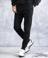 新品 未使用 JIGGYS SHOP(ジギーズショップ)裏毛 ワンポイント スウェットパンツ 218506 ブラック A
