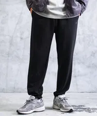 新品 未使用 JIGGYS SHOP(ジギーズショップ)裏毛 ワンポイント スウェットパンツ 218506 ブラック B