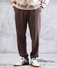 新品 未使用 JIGGYS SHOP(ジギーズショップ)裏毛 ワンポイント スウェットパンツ 218506 ブラウン　B