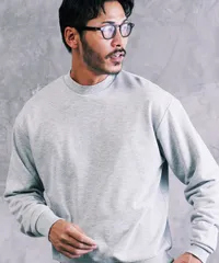 新品 未使用 JIGGYS SHOP(ジギーズショップ)裏毛 クルーネックスウェット 長袖 トレーナー 218624 グレー