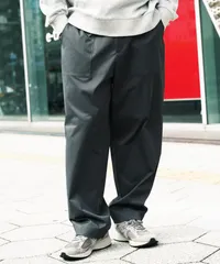 新品 未使用 ベイカーイージーパンツ 218701 チャコールグレー