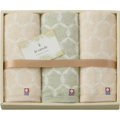 【ギフト】[タオル類]ル・セルクル フェイスタオル3枚セット