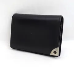 DUNHILL / ダンヒル ■名刺入れ レザー ブラック 【カード/パス/定期/Suica/スイカ/ICOCA/イコカ/保険証】 ブランド【中古】 