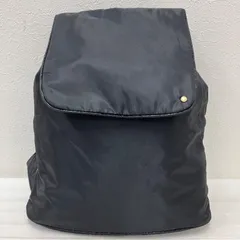8898　LeSportsac レスポートサック　リュックサック　リュック　バックパック　ブラック　黒　無地　レディース　ゴールド金具