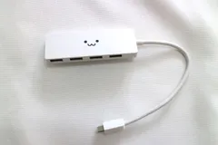 エレコム◆USB Type-C接続4ポートUSB2.0ハブ：白/フェイス U2HC-A429BXWF
