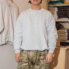 Jerzees 80’s Crewneck Sweat ASH GRY Made in U.S.A.【2X】メンズ 古着 ジャージーズ スウェット アメリカ製 アメリカ古着 90s 80s