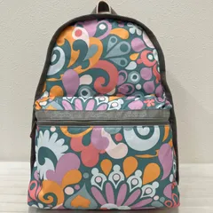 8920　LeSportsac　レスポートサック　 リュック　バックパック　花柄　総柄　 カラフル　ナイロン　軽量　レディース