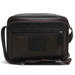 コーチ／COACH バッグ ショルダーバッグ 鞄 メンズ 男性 男性用 コットン 綿 キャンバス レザー 革 ダークブラウン 茶 ブラウン  F71409 Heritage Check Flight Case ヘリテージ チェック フライトケース