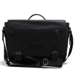 コーチ／COACH バッグ ショルダーバッグ 鞄 メンズ 男性 男性用 PVC レザー 革 ブラック 黒  C2793 Track Messenger In Signature Canvas シグネチャー柄 メッセンジャーバッグ
