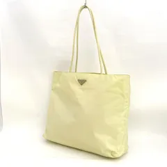 PRADA / プラダ ■トート　ハンドバッグ　セミショルダー　ナイロン　ベージュ　 B4681 【バッグ/バック/BAG/鞄/カバン】 ブランド【中古】 