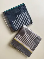 COMME CA ISM 大判ハンカチ 2枚セット 男性用