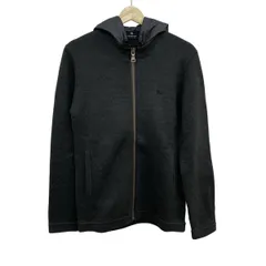 バーバリーブラックレーベル ブルゾン サイズ2 M メンズ美品  - ダークグレー 長袖/フード取り外し可/ジップアップ/秋/冬