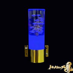 水中花✰柱灯✰青✰土台金メッキ1セット - メルカリ