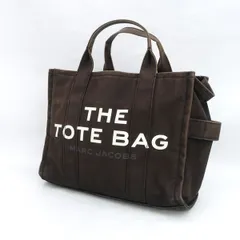 MARC JACOBS / マークジェイコブス ■THE　TOTEBAG　トートバッグ　キャンバス　ブラウン系 M0016161 【バッグ/バック/BAG/鞄/カバン】 ブランド【中古】 