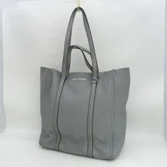 MARC JACOBS / マークジェイコブス ■トートバッグ　ショルダー　レザー　グレー　ライトグリーン M0015655 【バッグ/バック/BAG/鞄/カバン】 ブランド【中古】 